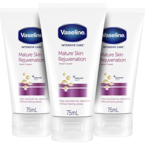 Vaseline Mature Skin Rejuvenation Handcrème Tegen Veroudering - Voordeelbundel - 3 x 75 ml