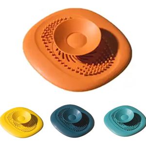 2 x Luxe Doucheputje Afvoer Plug Zeef Stopper Stop - Universele Haarfilter Gootsteenstop Afvoerstop Onderdeel Afvoerputje Stopper Putje Rooster Voor Wastafel Gootsteen Spoelbak Bad Douchebak Keuken Wasbak Badkuip Aanrecht - Siliconen - 2 stuks