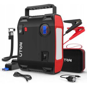 Jumpstarter - Jumpstarter voor Auto - Acculader - 24000mAh - Met Compressor - Starthulp