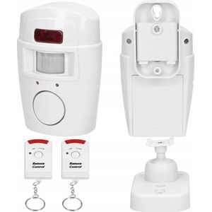 Draadloos Alarmsysteem - Met Sirene - Batterijen - 6 meter - Afstandsbediening - Draadloze Beveiliging - Security - Alarmkit - Bewegingsmelder - Raam en Deur