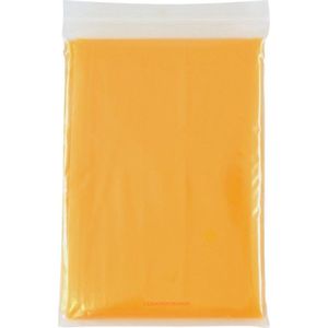 20 stuks beschermende wegwerp poncho Geel lichtdoorschijnend- Regen - Festival - Wandelen - Evenement