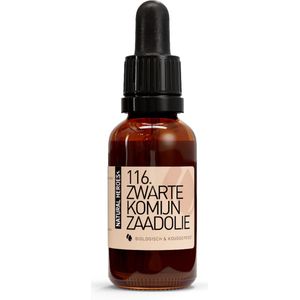 Zwarte Komijnzaadolie - Biologisch & Koudgeperst - 30 ml - Draagolie
