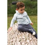 Koko Noko - Sweater - Licht Blauw - Met Print en Zak