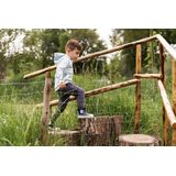 Koko Noko - Sweater - Licht Blauw - Met Print en Zak