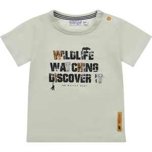 Dirkje R-JUNGLE Jongens T-shirt - Light green - Maat 62
