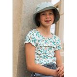 No Way Monday - R-girls - Blouse - Lichtblauw - Panterprint