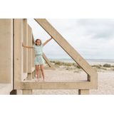 No Way Monday - R-girls - Blouse - Lichtblauw - Panterprint