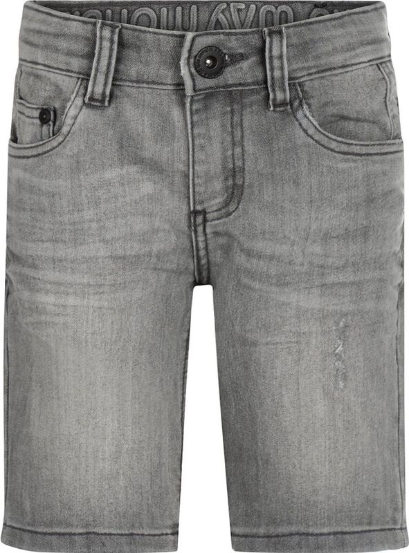 No Way Monday Denim Short Grijs