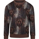 Koko Noko - Jongens Sweater - Donker Bruin