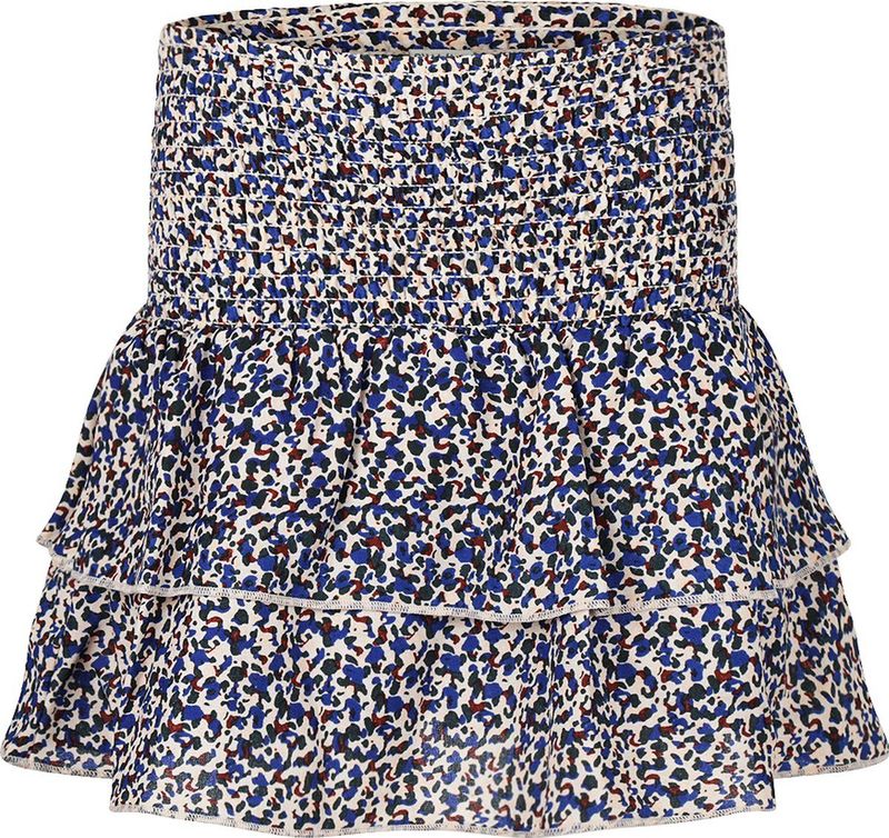 Koko Noko - Skort - Donkerblauw - Off White met Print - Meisjes