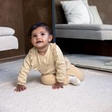 Dirkje - Broek - Zandkleur - Fijn Structuurtje - Elastische Band