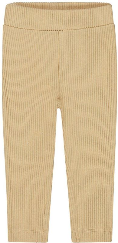 Dirkje - Broek - Zandkleur - Fijn Structuurtje - Elastische Band