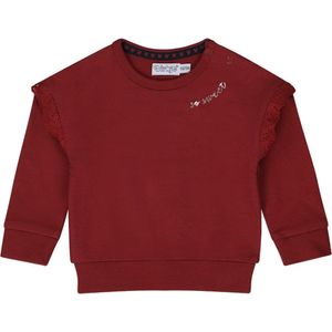 Dirkje-Meisjes sweater -Donker rood