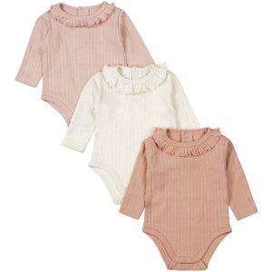 Dirkje Body met lange mouwen 3-pack