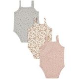 DIRKJE Rompertjes - Multi Colour - Biologisch Katoen - Set van 3
