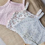 DIRKJE Rompertjes - Multi Colour - Biologisch Katoen - Set van 3