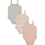 DIRKJE Rompertjes - Multi Colour - Biologisch Katoen - Set van 3