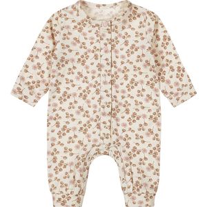 DIRKJE Boxpakje - Gebroken Wit - Biologisch Katoen - All-over Bloemenprint