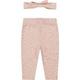 Dirkje - Bio Katoen - Broekje - Haarband - Light Dusty Pink - Maat 56