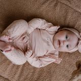 Dirkje - Bio Katoen - Broekje - Haarband - Light Dusty Pink - Maat 56
