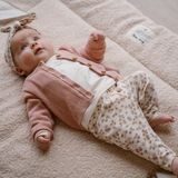 Dirkje - Broek Gebloemd - Haarband - Offwhite - Biologische katoen