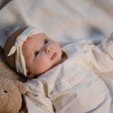 DIRKJE Blouse Ls - Gebroken Wit - Organic Cotton - Inclusief Hoofdband