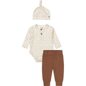 Dirkje - NOOS UNI - Unisex Kledingset - Off White - Romper met Lange Mouwen