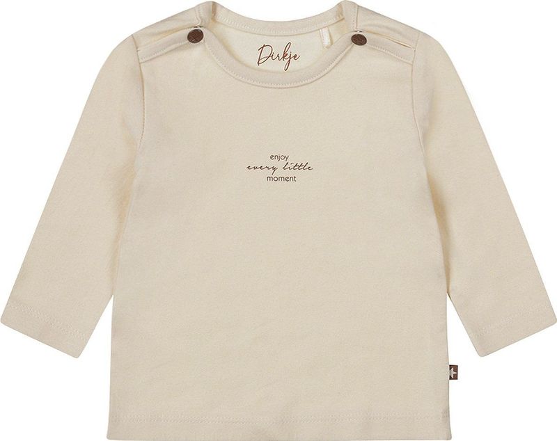 Dirkje - T-Shirt - Biologische katoen - Lange Mouw - Offwhite