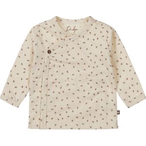 Dirkje T-Shirt Overslag Lange Mouw Off White