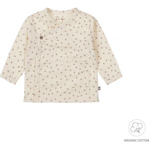 Dirkje - Overslag Shirt - Off-White - 95% Organisch Katoen, 5% Elastaan