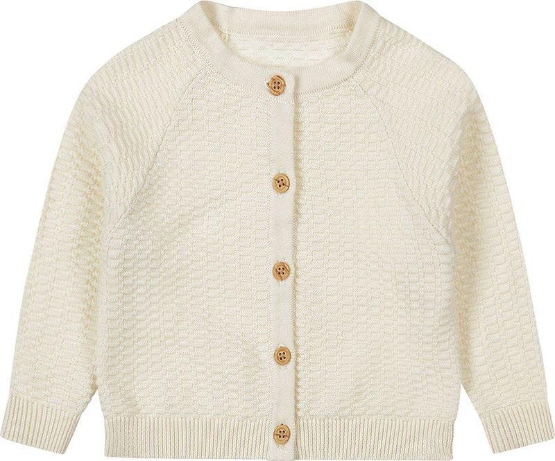 Dirkje - Bio Cotton - Vestje - Off white - Gebreid