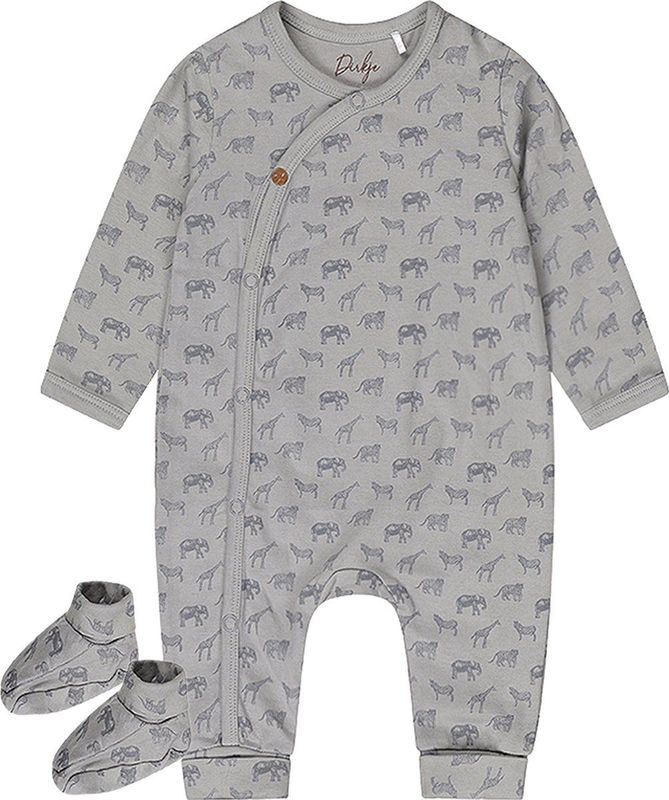 Dirkje - Faded Blue - Boxpakje - Organisch Katoen - Inclusief Slofjes