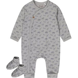 DIRKJE - Babypak - Light Faded Blue - Biologisch Katoen - Met Booties