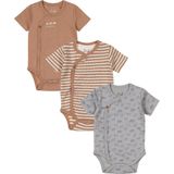 Dirkje - Rompers - Multi - 3 Stuks - Bio - Cotton