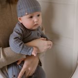 Dirkje - Faded Blue Boxpakje - Organisch Katoen - Inclusief Mutsje