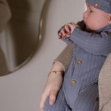 Dirkje - Faded Blue Boxpakje - Organisch Katoen - Inclusief Mutsje