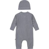 Dirkje - Faded Blue Boxpakje - Organisch Katoen - Inclusief Mutsje