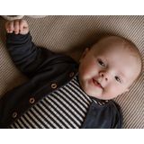 Dirkje-Baby jongens vest ls organic cotton-Navy