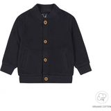 Dirkje-Baby jongens vest ls organic cotton-Navy