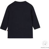 Dirkje - T-Shirt Lange Mouw - Navy - Biologisch Katoen