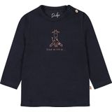 Dirkje - T-Shirt Lange Mouw - Navy - Biologisch Katoen