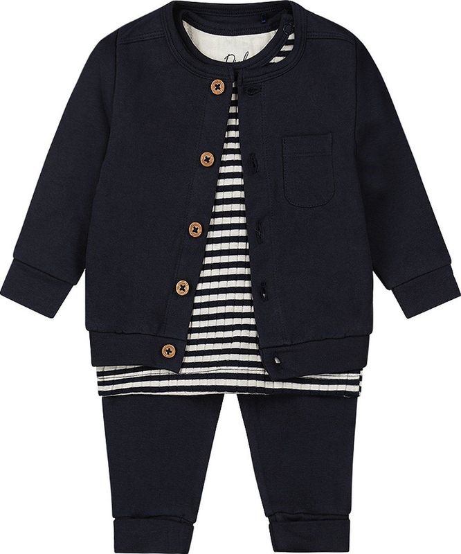 Dirkje - Noppies - Kledingset - 4delig - Vest - Broek - Shirt en sokjes - Maat 74