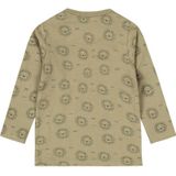 Dirkje - Lion Shirt - Lange Mouwen - Faded Green - Organic Cotton