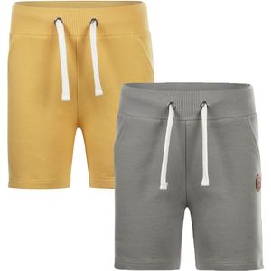 Koko Noko - Korte Broek - Grijs en Geel - Multipack