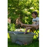 Koko Noko - T-shirt - Wit Blauw Geel - Katoen - Korte Mouwen