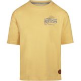 Koko Noko - T-shirt - Geel-Blauw - Katoen-Elastaan