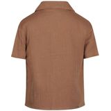 Koko Noko - Overhemd - Faded Brown - Korte Mouwen