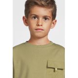 Koko Noko - T-shirt - Olijfgroen - Katoen met Elastaan