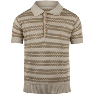 Koko Noko P54857 Polo's & T-shirts Jongens - Polo shirt - Beige - Maat 104
