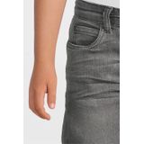 Koko Noko - Denim Short - Grijs - Katoenmix - Riemlussen, Rits- en Knoopsluiting